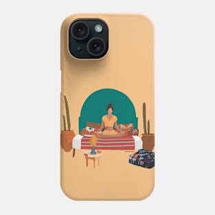 Yoga in Marrakech Phone Case