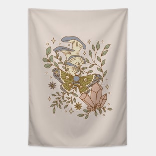 Whimsical Curiosities - Olive Tapestry