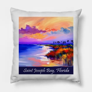 Saint Joseph Bay Florida Pillow