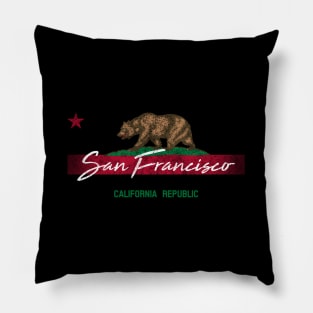 California State Flag San Francisco Pillow