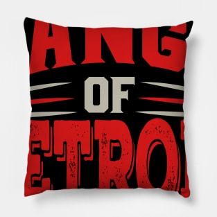 Detroit - Gangs Of Detroit Michigan Underground Pillow