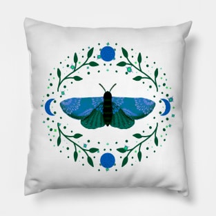 Celestial Moth Pillow