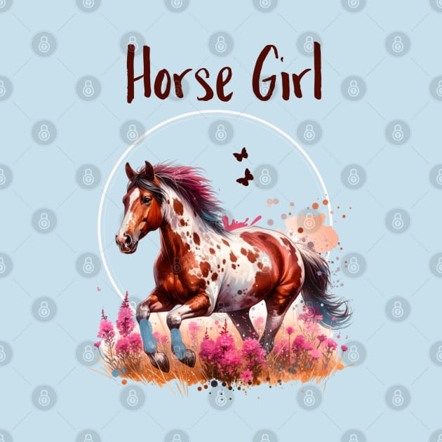 Horse Girl Tee by BeDazzleMe