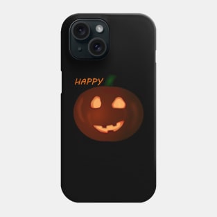 HAPPY HALOWEEN PUMPKIN - SMILING Phone Case