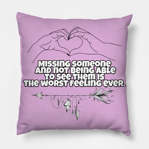 Longing for lover Pillow by M_H_N_SY