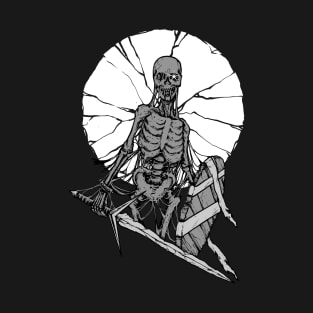 Warrior Skull Sword T-Shirt