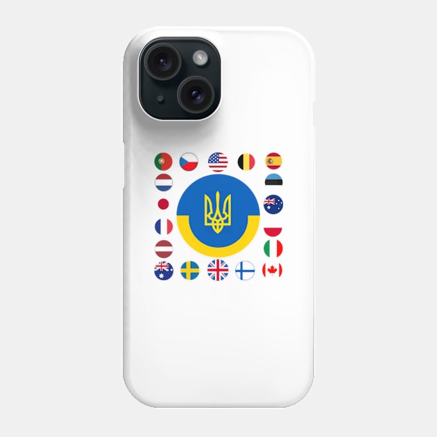 Family Of Ukraine By Abby Anime(c) Phone Case by Abby Anime