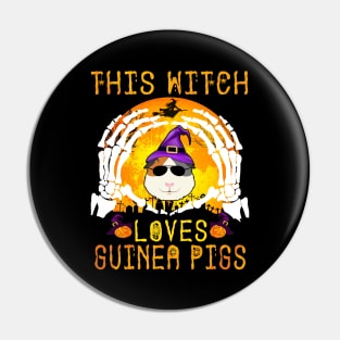 This Witch Loves Guinea Pigs Halloween (140) Pin