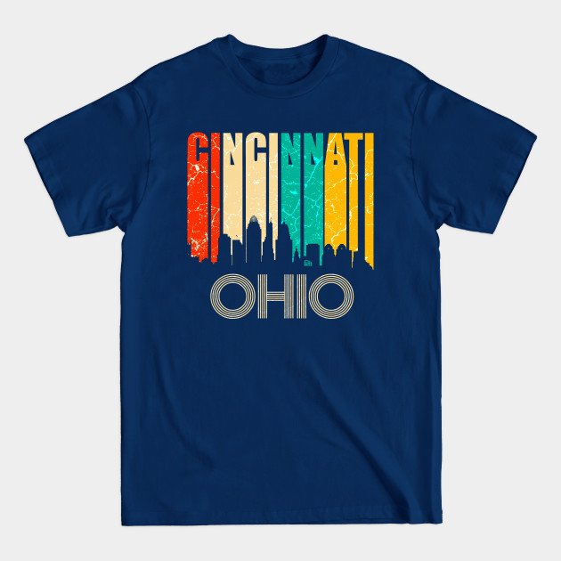 Disover Cincinnati Skyline - Cincinnati - T-Shirt