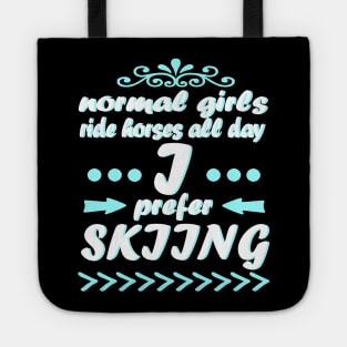 Ski skiing Apres funny alpine saying Tote