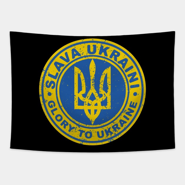 Glory to ukraine Tapestry by Durro