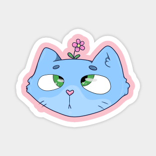 Flower Cat Magnet