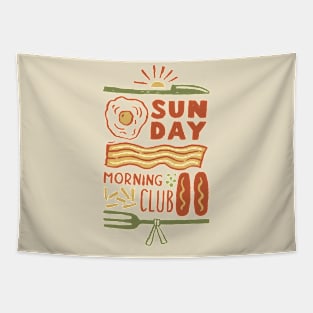 Sunday Club Tapestry