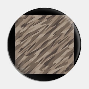 Desert Camouflage Abstract Pattern Pin