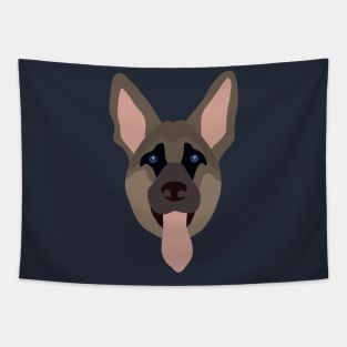 German shepherd vector Tapestry