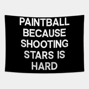 Paintball Because Shooting Stars is Hard Tapestry