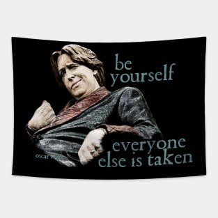 Oscar Wilde - Be Yourself Tapestry