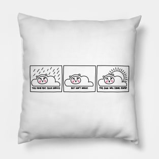 The sun will shine again - panel Pillow