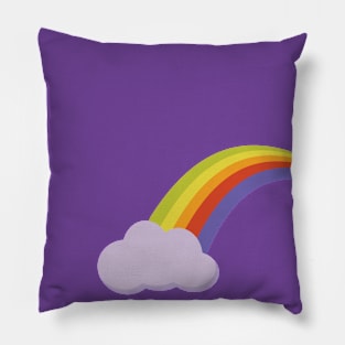 Retro Rainbow Pillow