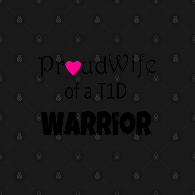 Proud Wife - Black Text - Pink Heart by CatGirl101