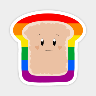 Gay Pride Toast Magnet