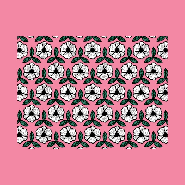 Pink Flower Pattern by KayleeKat