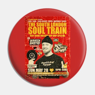 POSTER TOUR - SOUL TRAIN THE SOUTH LONDON 152 Pin