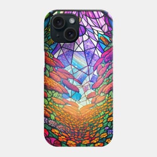 Multicolored Stained Glass Window Phone Case