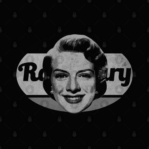 Rosemary Clooney Vintage BW by CTShirts