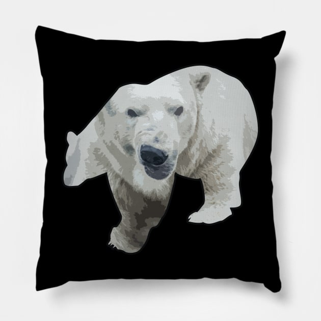 polar bear design Pillow by Protect friends