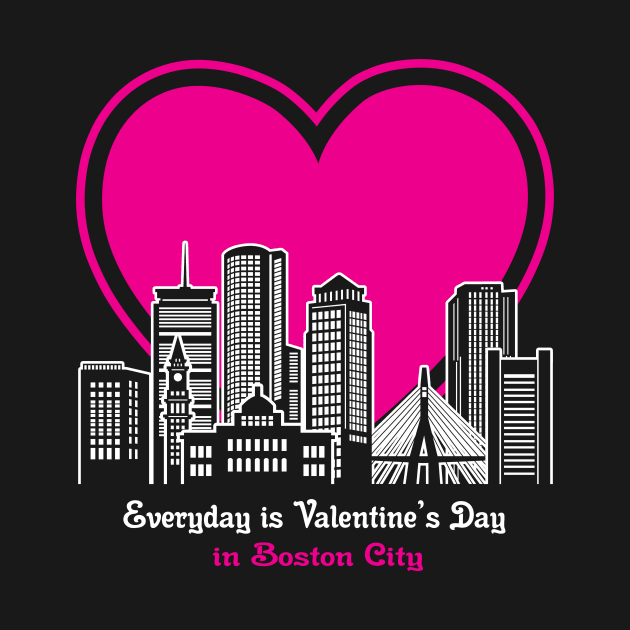 Valentine's Day in Boston City by traveltravelamerica