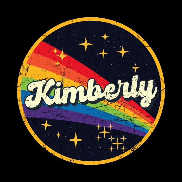 Kimberly // Rainbow In Space Vintage Grunge-Style by LMW Art