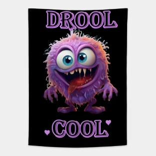 Drool Cool Furry Monster Tapestry