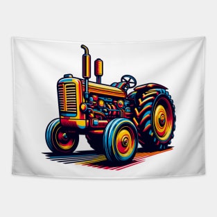 Agricultural Tractor Tapestry