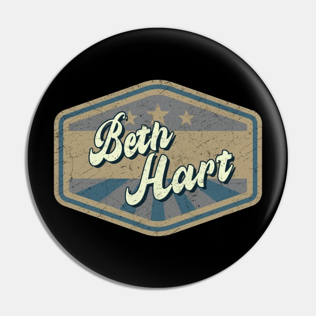 vintage Beth Hart Pin by KOKOS PAPA