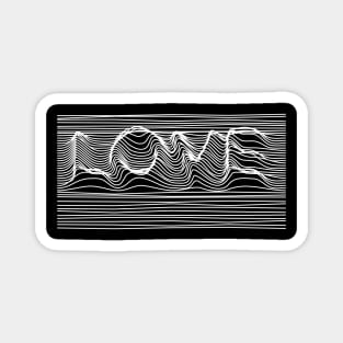 love lines design Magnet