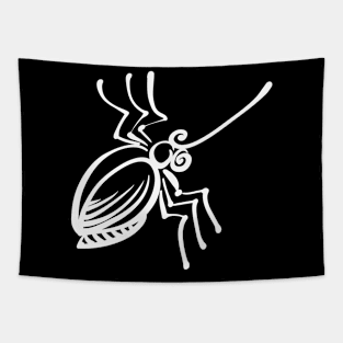 White bug 01 Tapestry