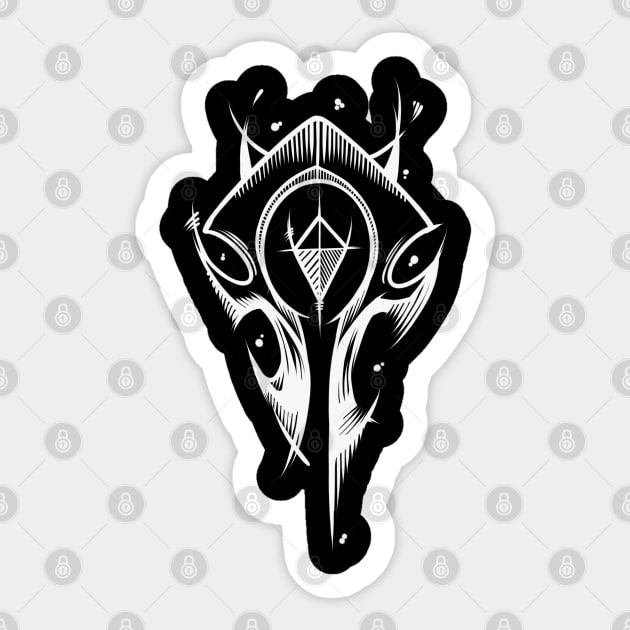 For The Horde! - Warcraft - Sticker