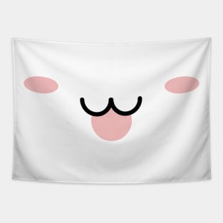 Kawaii Face with tongue Tapestry