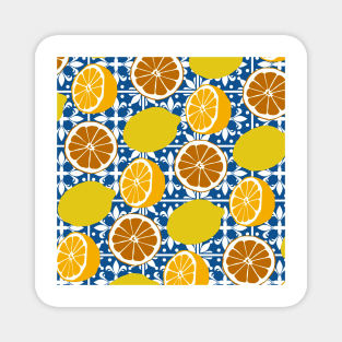 Mediterranean oranges V Magnet