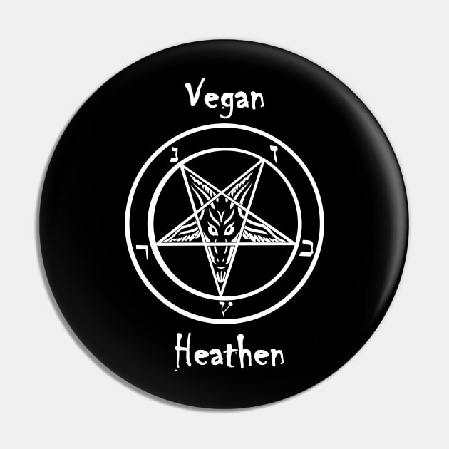 Flex your Vegan Satanism Pin by Injustice