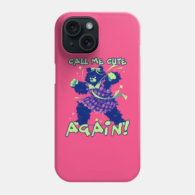 Call Me Cute AGAIN! Phone Case by The Digital Den