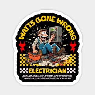 Funny Electrician Magnet