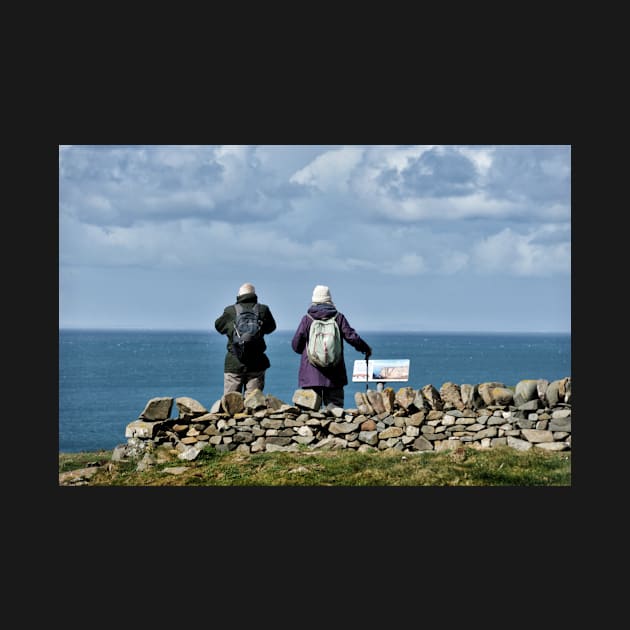 Taking in the view along the Mull of Galloway coast, Scotland by richflintphoto