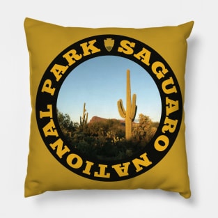 Saguaro National Park circle Pillow