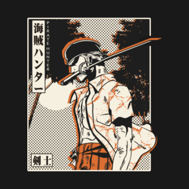 Former Bounty Hunter Zoro - Zoro One Piece - T-Shirt