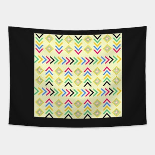 Colorful arrow pattern Tapestry