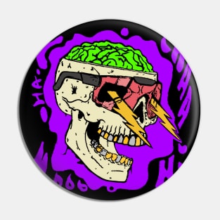 Skull funny, skull funny design, Pin