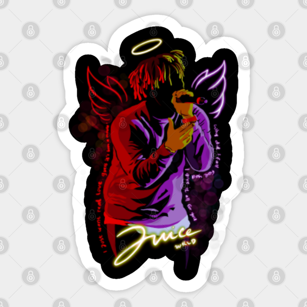 Juice wrld doodle - Juice Wrld - Sticker