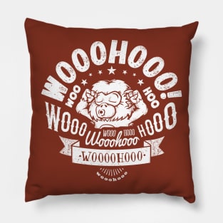 Monkey Wooohooo Pillow